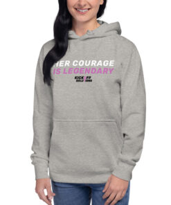"Her Courage is Legendary" Unisex Hoodie from Kickoff Solutions