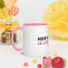 "Her Courage is Legendary" Mug with Color Inside